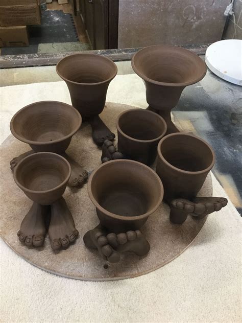 clay pottery feet|pottery feet for pots.